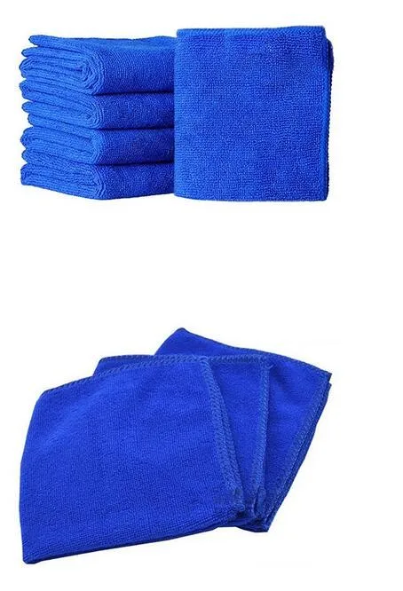 20 шт./партия Необычные 30x30 см синие мягкие впитывающие моющиеся полотенца для автомобиля авто Уход полотенца для чистки из микрофибры