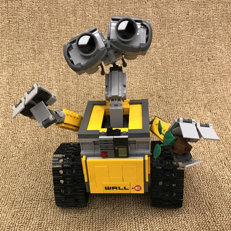 687 Pcs Legoings Ideas WALL E Building Blocks Robot Model Building Kit Bricks Toys Children Compatible 21303 687 Pcs Legoings Ideas WALL E Building Blocks Robot Model Building Kit Bricks Toys Children Compatible 21303