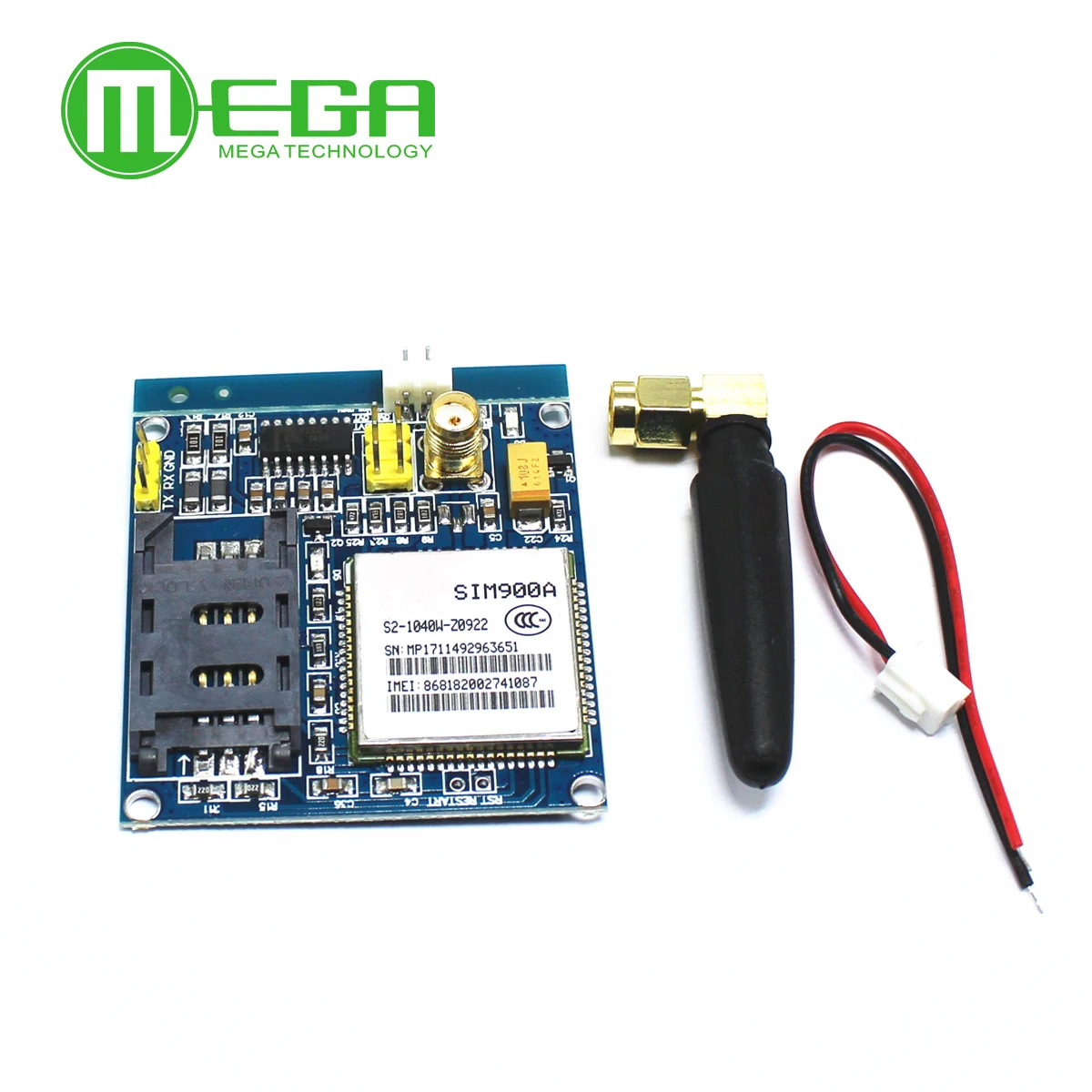 

1pcs New SIM900A SIM900 MINI V4.0 Wireless Data Transmission Module GSM GPRS Board Kit w/Antenna C83