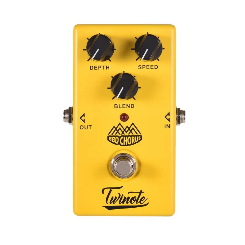 

Twinote Electric Guitar Effect Pedal Vintage Old School Distortion Modern FUZZ Overdrive BBD Analog Delay Analog Chorus Effects