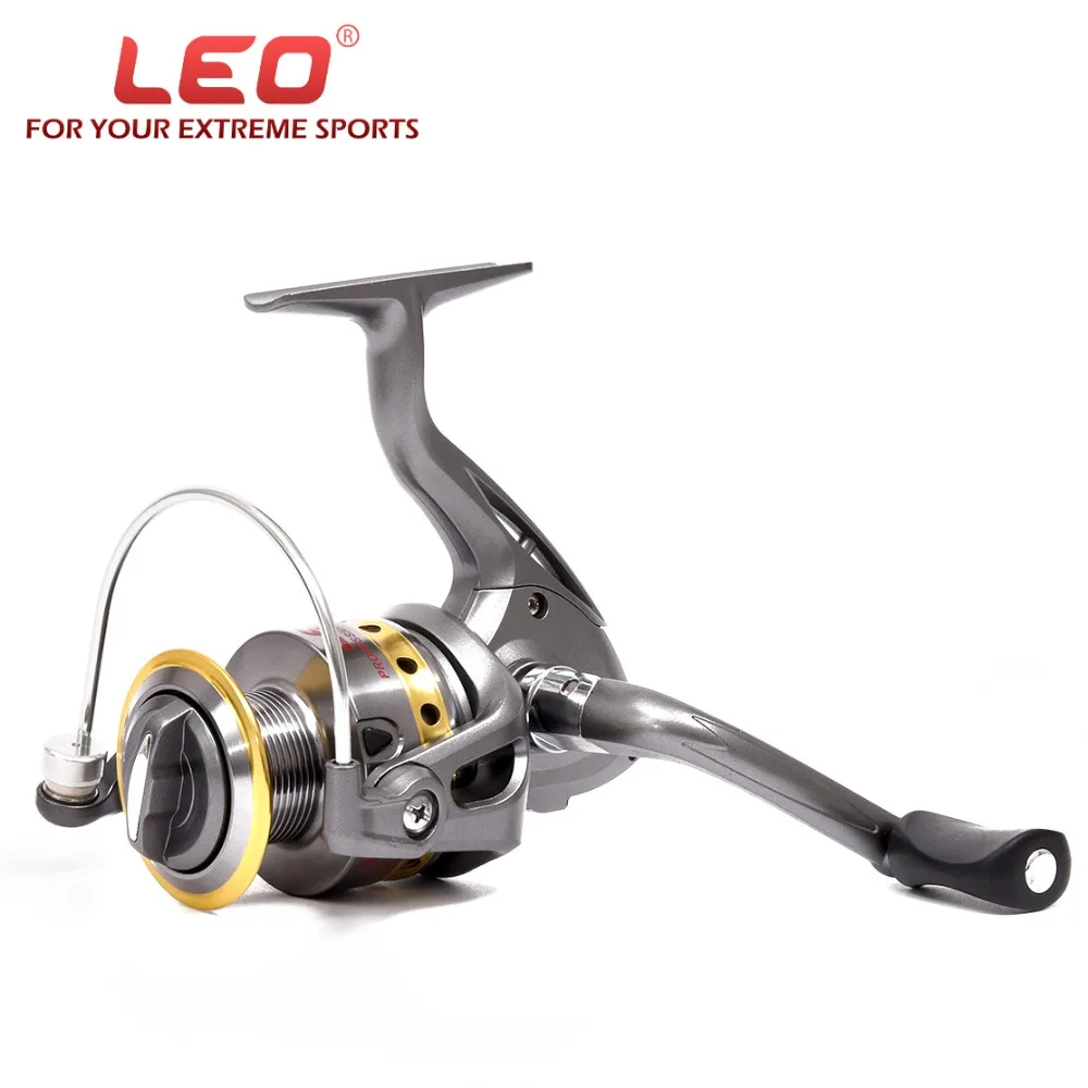 2017 New Style LEO Fishing Reels LE1000- 7000 Series Fake Bait Metal Pre-loading Spinning Wheel Sea 5.5:1 Gear Ratio | Спорт и