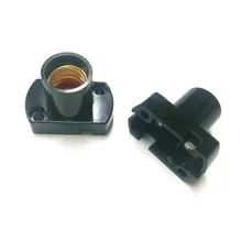 Цвет: белый, черный, квадратная палитра держатель лампы e12 светодиодный освещение патрон для лампы 10 шт