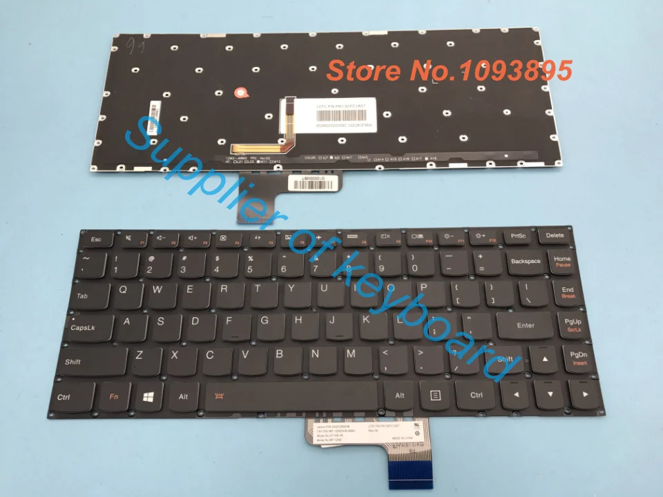 

NEW English keyboard For Lenovo Ideapad E31-70 E31-80 laptop English keyboard Backlit