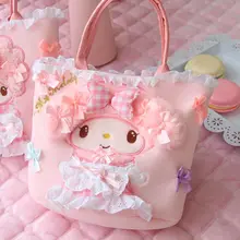 Nooer Kawaii Beautiful Girl Plush Backpack Toy Woman Plush Lunch Bag Backpack Kids Child Children Birthday