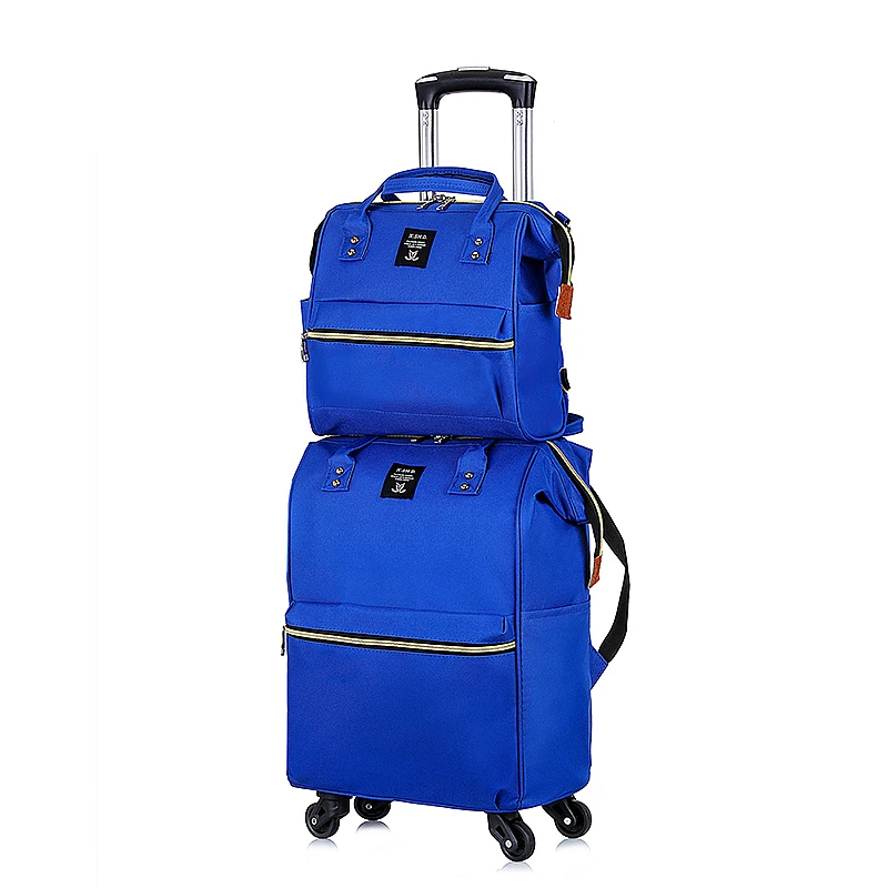 Handbag + Trolley case 2 piece set,Universal wheel trolley case,Fashion ...