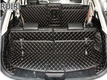 

Good & Free shipping! Special trunk mats for Nissan Rogue 7seats 2017-2014 Easy to clean cargo liner boot carpets for Rogue 2012