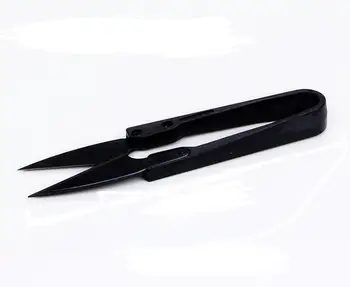 

Quevinal 500pcs/lot Fast shipping U thread Yarn scissors high-carbon steel small U shape embroidery scissors
