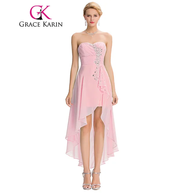 High Low Chiffon Dress