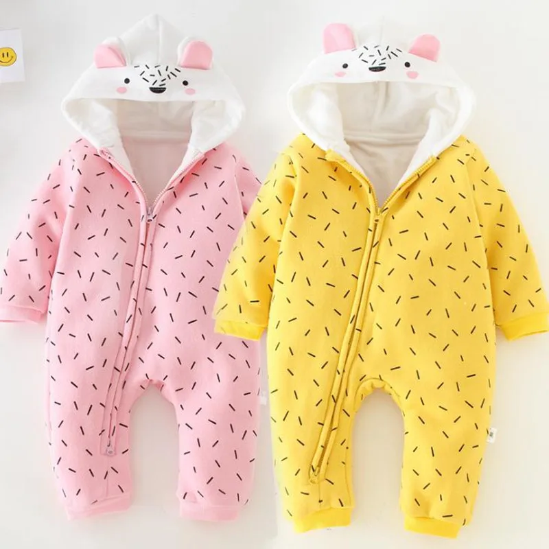 

Winter Baby Romper Hooded Baby Clothes Cotton Newborn Romper 3-18 Months