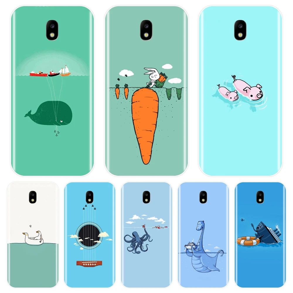 

Back Cover For Samsung Galaxy J2 J5 J7 Prime J4 J6 J8 Plus 2018 Soft Silicone Pig Phone Case For Samsung J3 J5 J7 2015 2016 2017