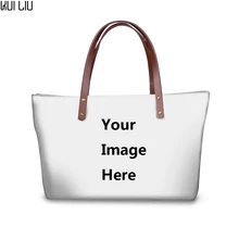 Индивидуальные изображения 3D печать женские большие сумки для женщин торговый бренд дизайнерские пляжные сумки с верхней ручкой женская сумка