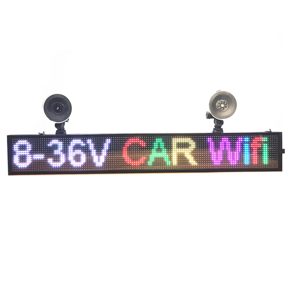 66 см 12В p5мм RGB 7 цветная WiFi IOS PC Android светодиодная вывеска программируемая