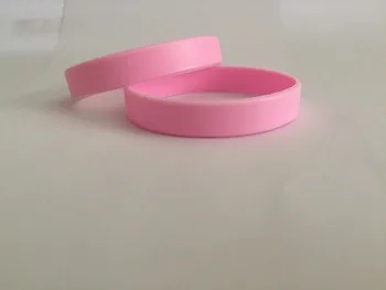

Silicone bracelet SILICONE BRACELET Pink color 202*12*2MM Free Shipping