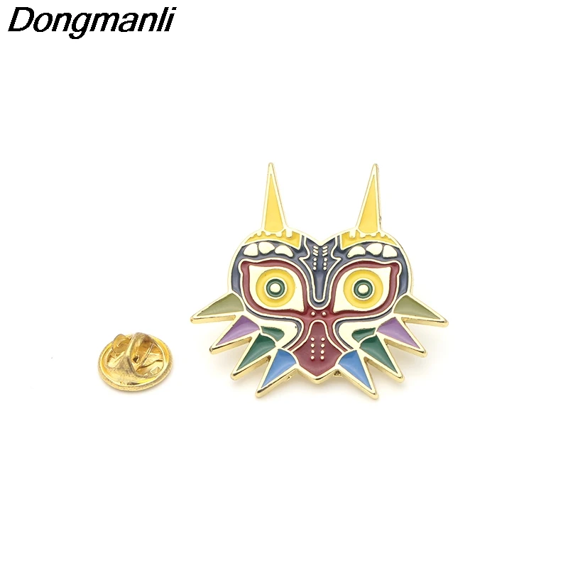 P2655 Dongmanli Сова металлические эмалевые на воротник Pin нагрудный знак Ювелирная