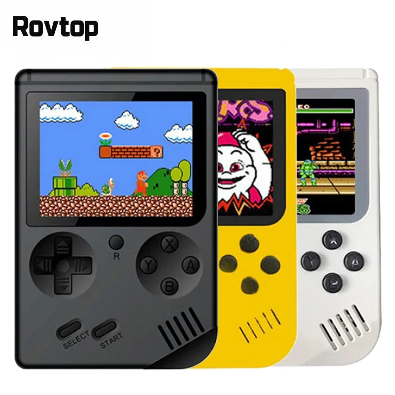 

Retro Portable Mini Handheld Game Console 8-Bit 3.0 Inch Color LCD Kids Color Game Player Built-in 500 Games