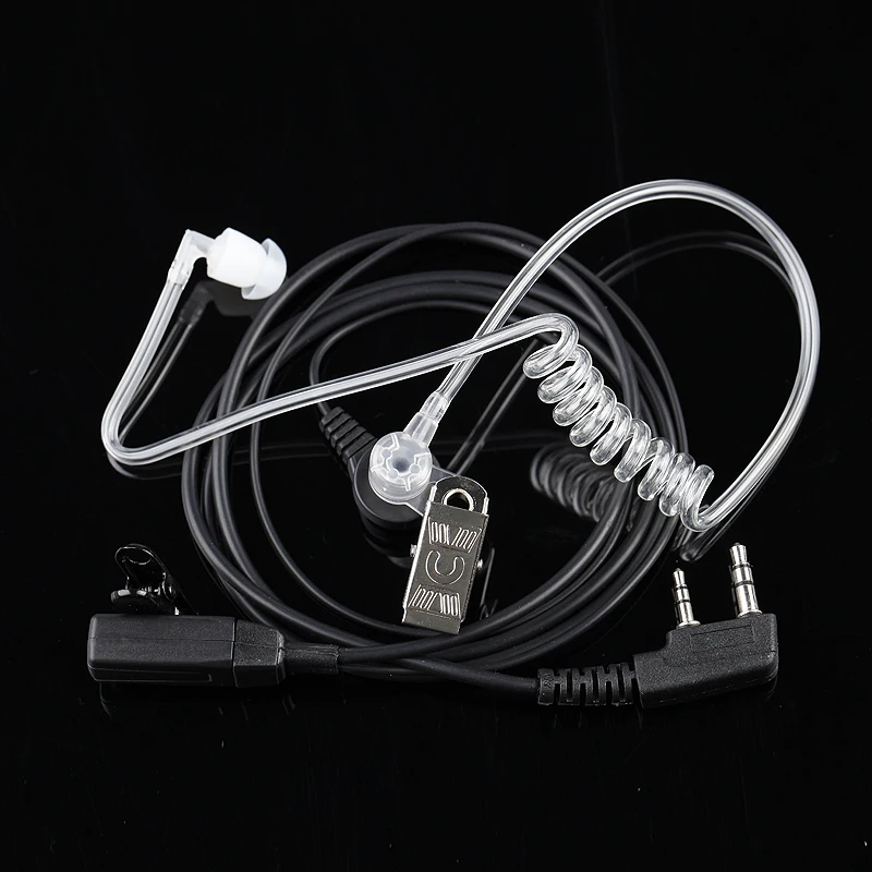 Air Acoustic Tube 2 Pin PPT Earpiece for Radio Walkie Talkie Transparent Headset Mic Microphone for Baofeng uv-5r K Type Air Acoustic Tube 2 Pin PPT Earpiece for Radio Walkie Talkie Transparent Headset Mic Microphone for Baofeng uv-5r K Type