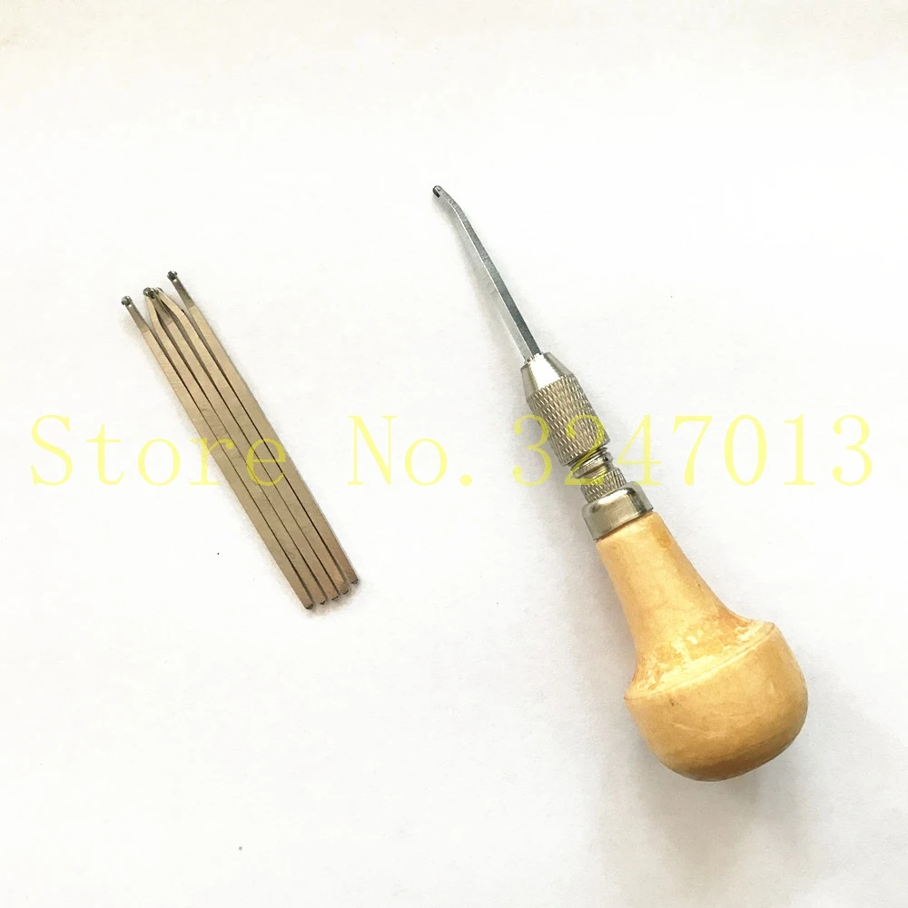 

Graver handle with 6pcs millgrain wheel Millgrain Tools Set