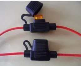 

Mini fuse box Car fuse socket trumpet line with 30CM Waterproof Insurance cassette