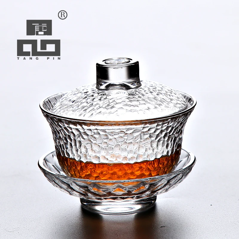 Термостойкий стеклянный чайник TANGPIN gaiwan для чашки чая puer gaiwan|Наборы чайной