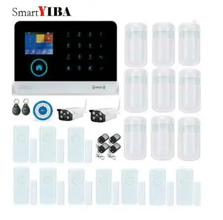 SmartYIBA APP Control font b Alarm b font Panel Rainproof Outdoor Cameras Surveilance WIFI GSM font