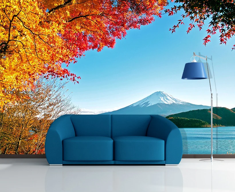 [Самоклеющиеся] 3D крепление Fuji Landscape 44 настенная бумага печать настенные наклейки