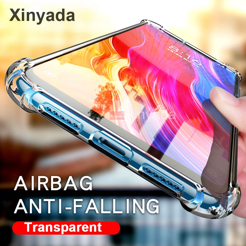 Clear Cover Case For Xiaomi Redmi K30 K20 Pro Mi 9T Mi9T Air Cushion Soft Silicone TPU Bumper Shockproof luxury Shell | Мобильные