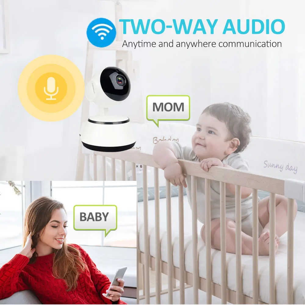  Newest 1080P HD IP Camera WiFi Wireless Auto Tracking Night Vision Home Security Surveillance CCTV  - 32980446190