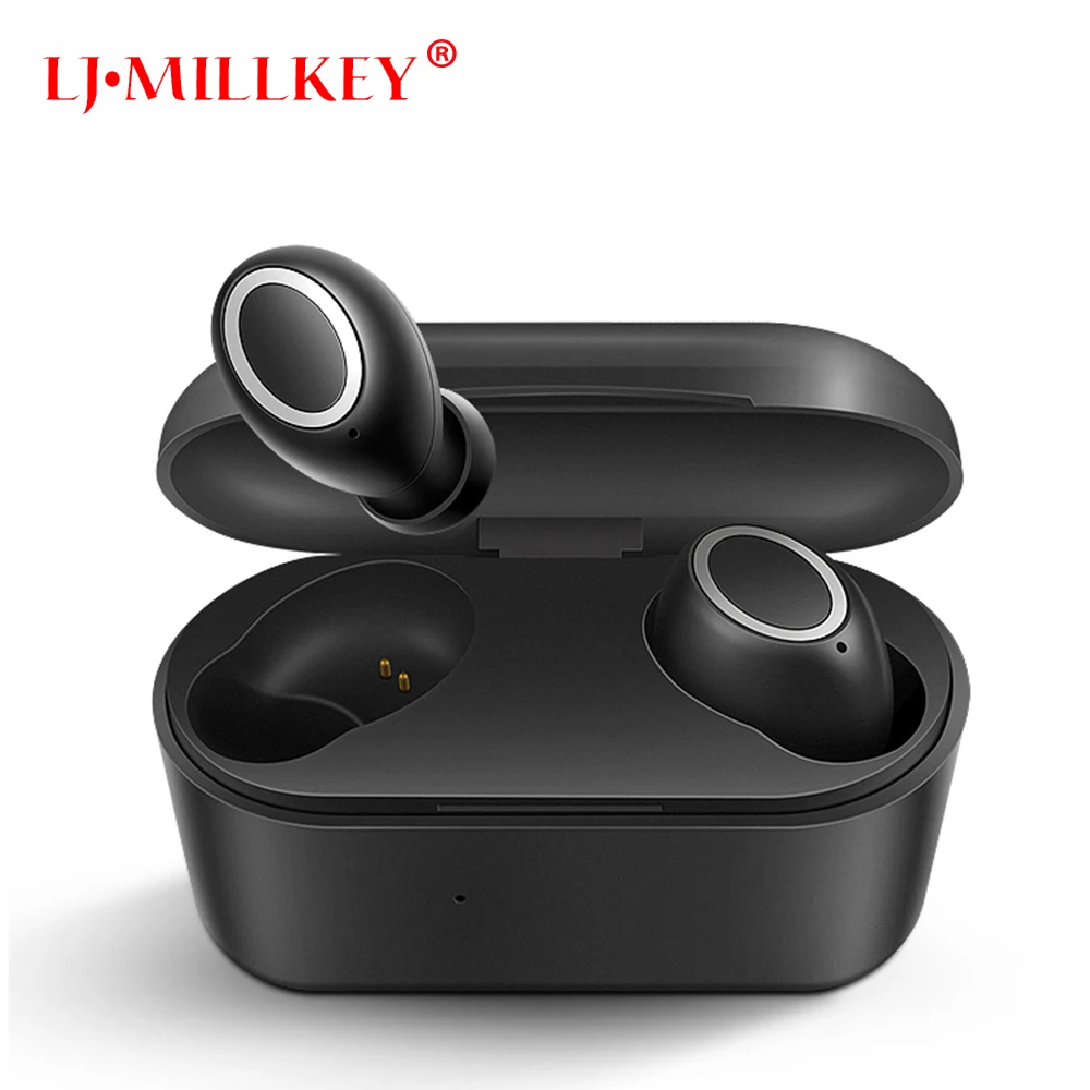 

TWS bluetooth 5.0 Earphones Headset IPX5 Waterproof Wireless Earbuds Cordles Headphones With Mic Charging Box LJ-MILLKEY YZ268