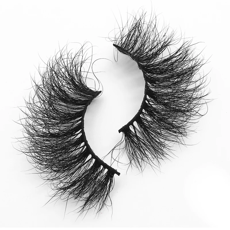 

100% Mink Eyelashes False Eyelashes Crisscross Natural Fake lashes Length 20-25mm Makeup 3D Mink Lashes Extension Eyelash Beauty