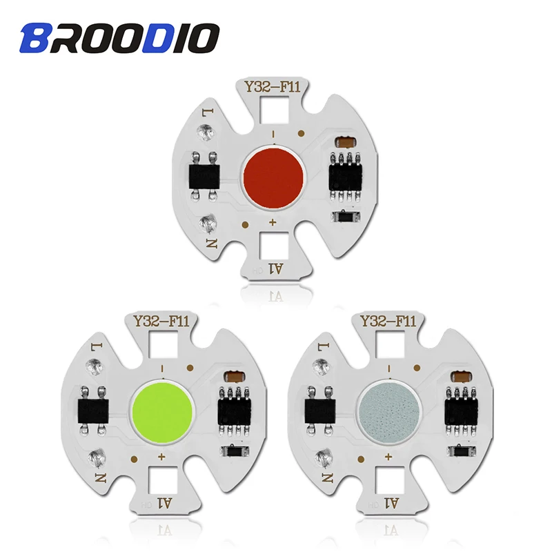 

LED Lamp Chip COB Bulb Lighting No Need Driver AC 110V 220V Lampada 3W 5W 7W 10W 12W Red Green Blue Beam Flood Spotlight LED DIY