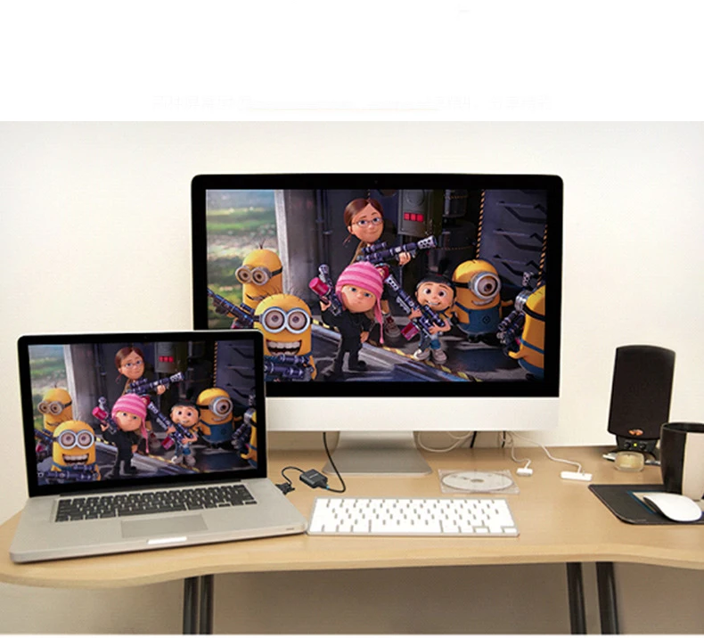 HD VGA к hdmi компьютеру ТВ Удлинительный кабель HDMI с аудио источником питания 1080P