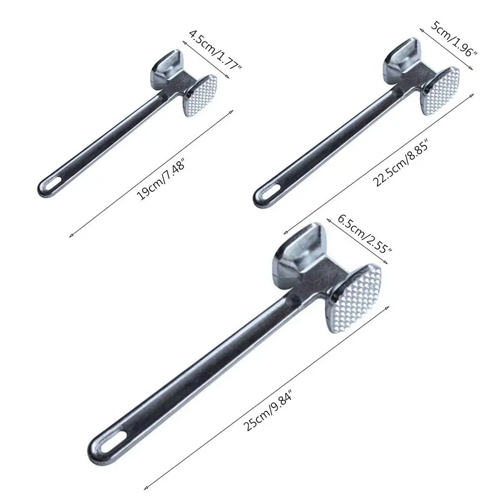 Молоток из алюминиевого сплава молоток для мяса устройство для отбивания мяса инструмент для стейка говядина, свинина, курятина молоток кухня экономия труда аксессуары