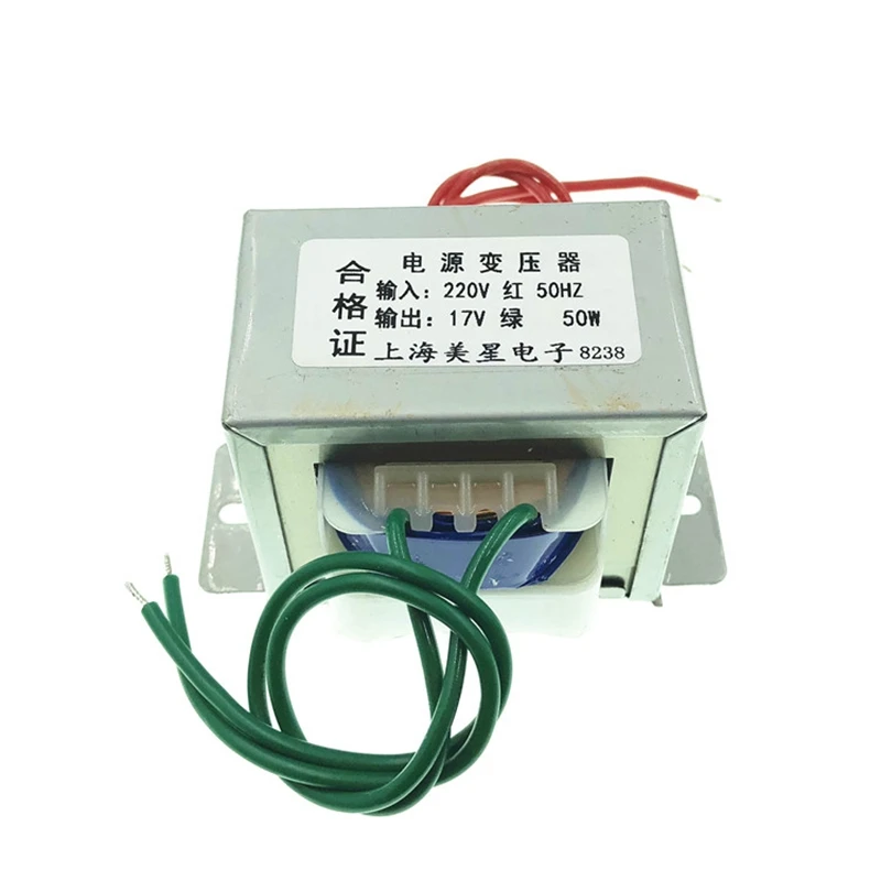 Transformador de Potência Circuito de Controle Almofada do pé 220v para 17v Transformador Automático 50w 3a 17v ac