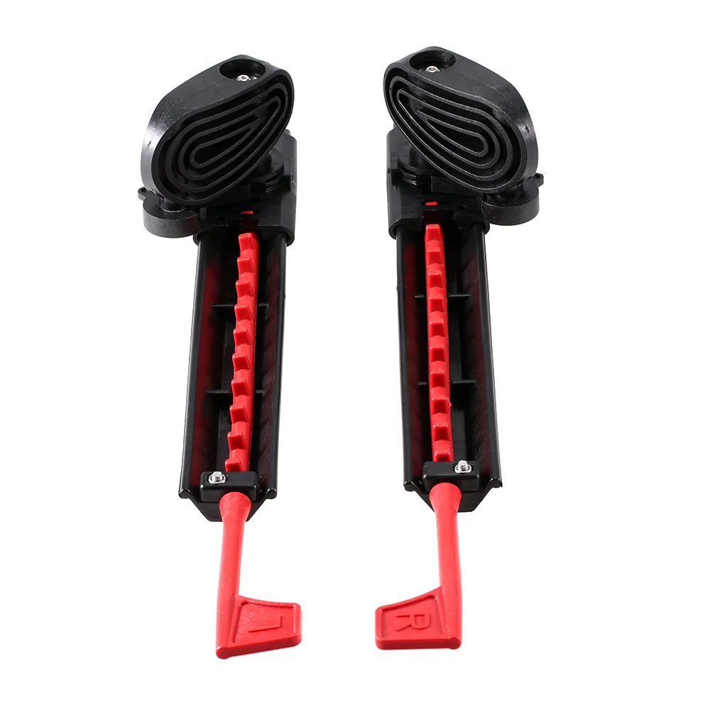 2Pcs Adjustable Locking Kayak Foot Braces Pedals with Tail Rudder Foot
