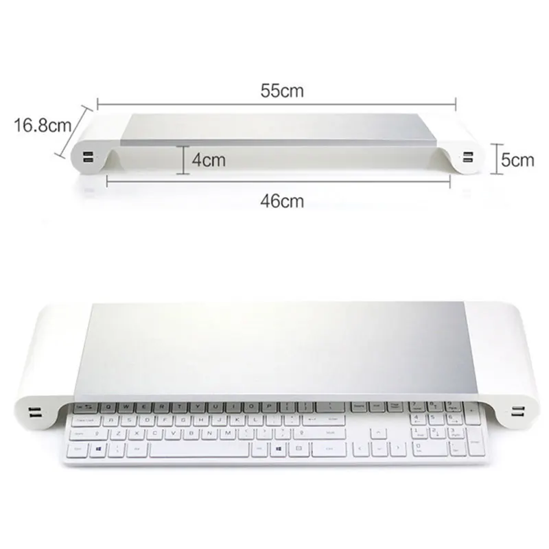 Компьютерный монитор Подставка для ноутбука поддержка для Macbook алюминиевый сплав компьютерный монитор повышение usb зарядка ноутбук стояк
