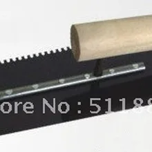 NCCTEC зубчатый шпатель 3 мм x 3 мм зубья с деревянной ручкой