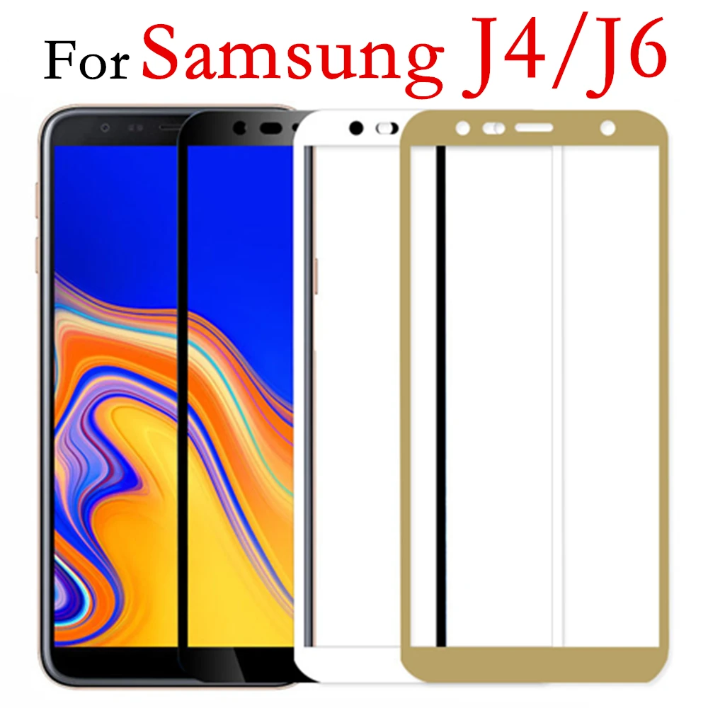 

Protective Glass On The For Samsung j6 j4 plus Tempered Glas Galaxy j6plus j4plus Screen Protector Samsong galax j 4 6 galaxi 6j