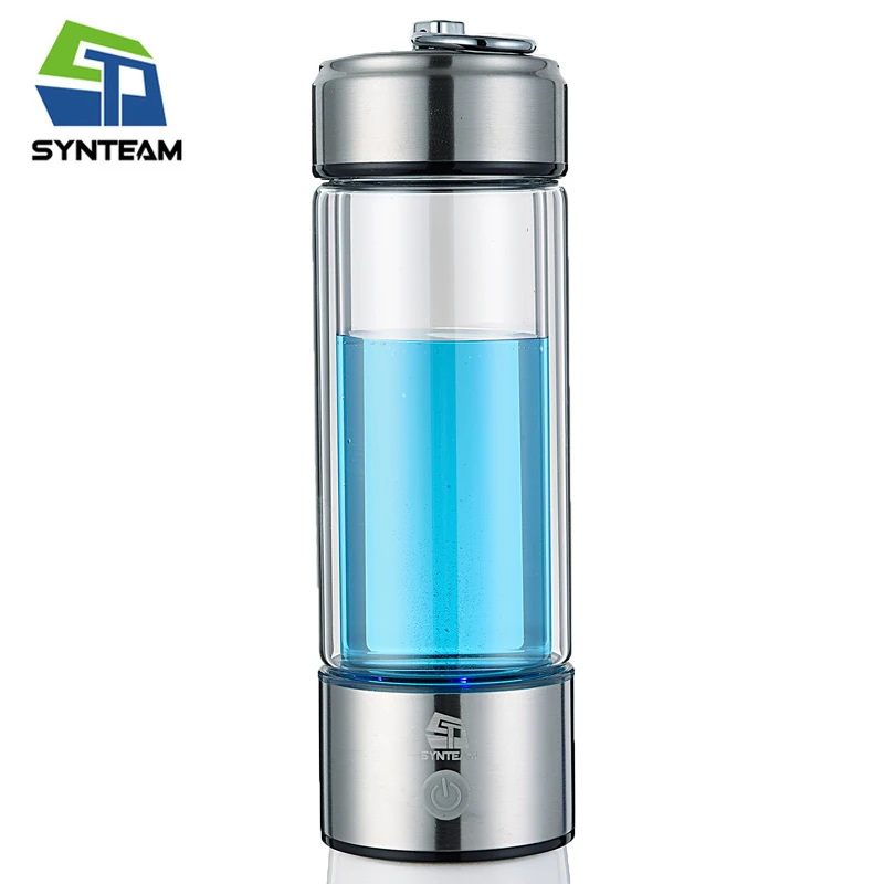 

Newest Rich Hydrogen Water Generator 380ml Cup Energy Hydrogen-rich Water Ionizer Glass Bottle