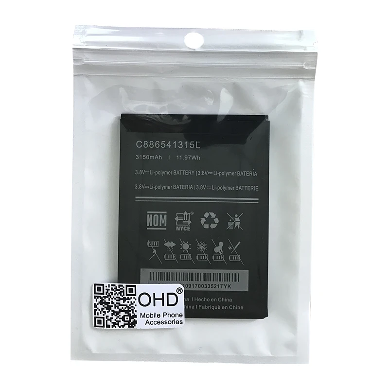 3150mAh Replacement Battery For BLU VIVO XL V0030UU C886541315L Bateria Batterie Cell Mobile Phone Batteries 3
