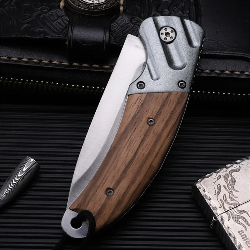 2017 new arrival free shipping outdoor camping knife folding knife wilderness survival high hardness Swiss multi-function knife