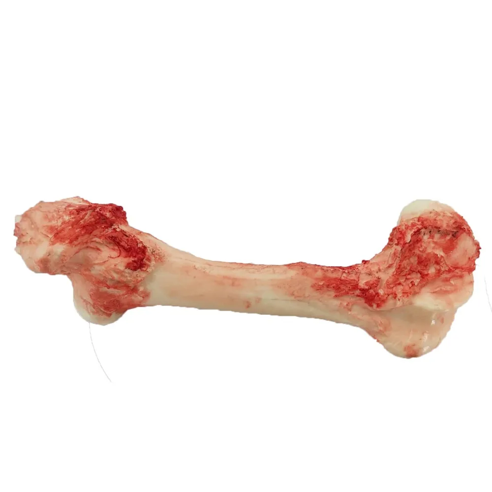 bloody bone.