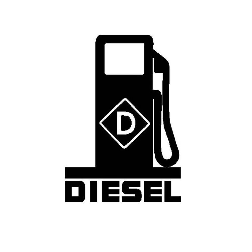 

17.78x10.16cm DIESEL Fuel Pump LOGO Vinyl Decal Sticker Fumes Truck Stacks MUD 4X4 Turbo T-001