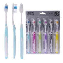 6 шт Двойная Ультрамягкая зубная щетка Нано зубная щетка уход за зубами и деснами для взрослых макияж