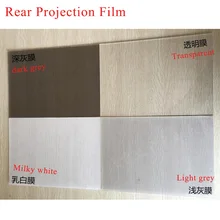 Горячая Распродажа! Прозрачная пленка Реклама Проекционные Прозрачные голографические Экраны прозрачная пленка обратной проекции 1.52 м x 30 м