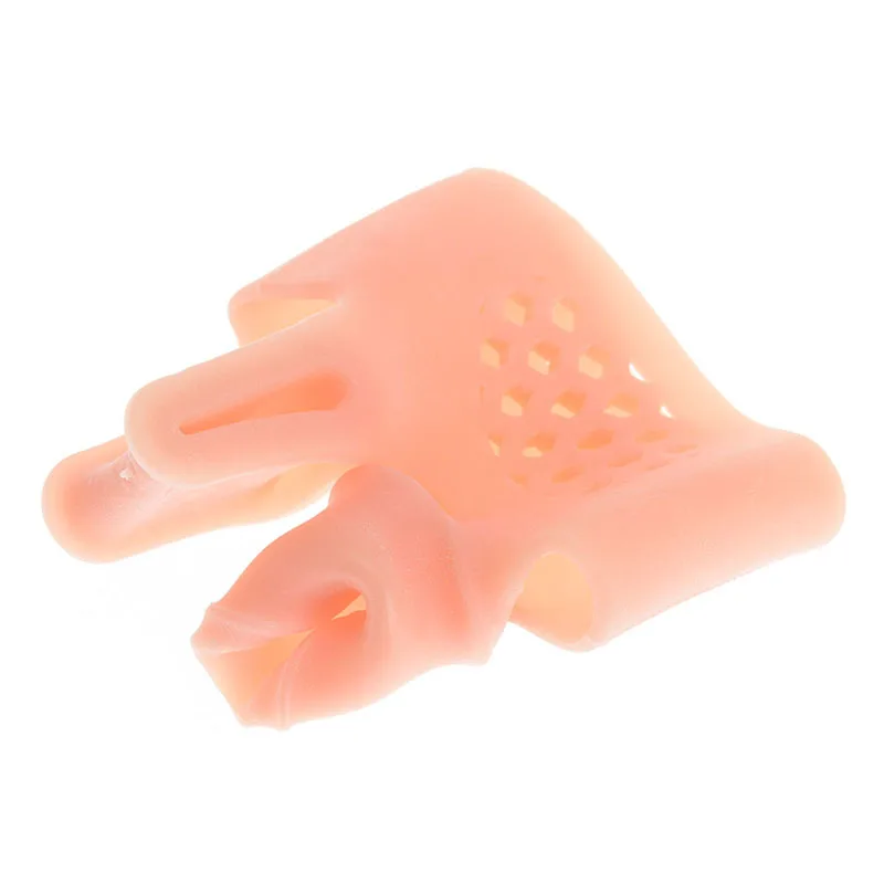 1pair=2pcs Hallux valgus Orthotics,Silicone Toes Separator The big Toe Bunion Corrector,Foot Daily Use Care Tool Orthopedic pad