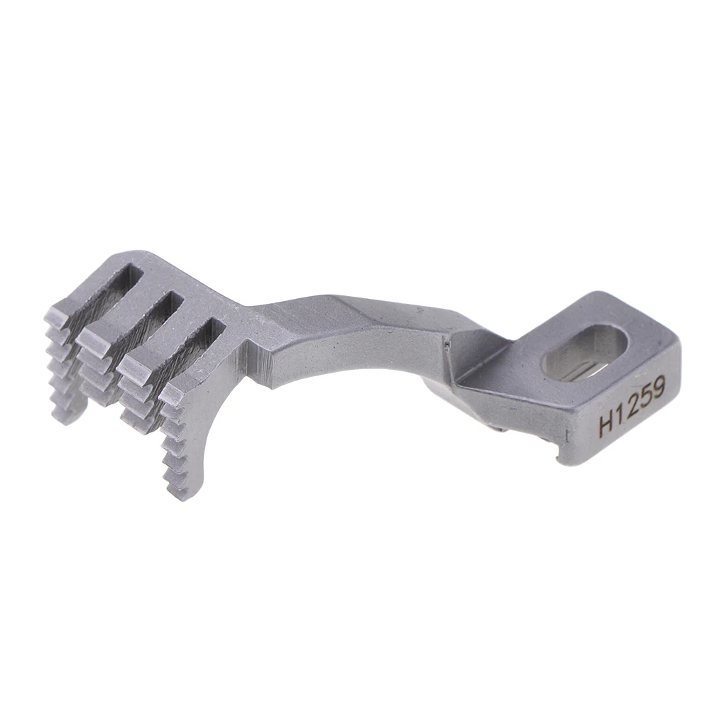 Steel Industrial Coverstitch Sewing Machine Feed Dog H1259/D1207 Set for Siruba F007E-W122