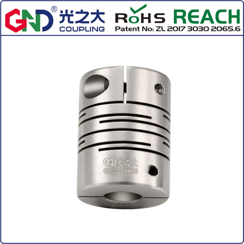 GICG нержавеющая сталь параллельная линия плотно серии муфта GND группа GICG-D12XL18.5 d1 d2: 2/3/4/5/6 мм
