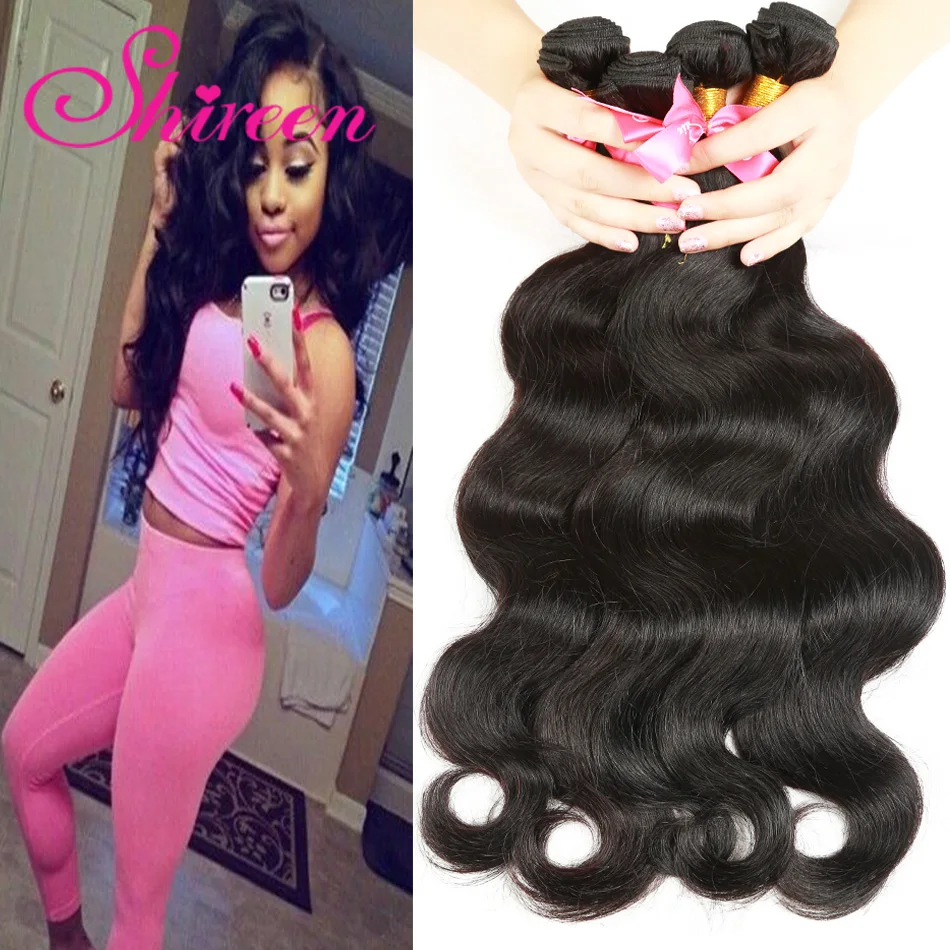 7a malaysian virgin hair body wave 3 bundles shireen beauty hair malaysian body wave tissage cheap human hair extensions bundles