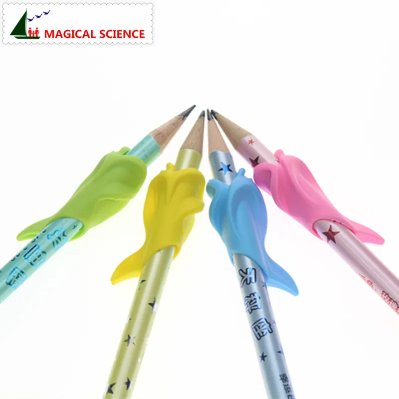 Ручка карандашные ручки для детей профессиональная терапия почерк помощь школьные канцелярские принадлежности, правый левый силиконовые письма
