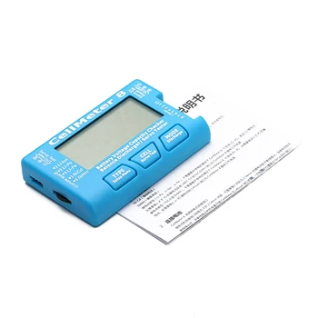 

1pcs New AOK CellMeter 8 Multifunctional Digital Power Servo Tester 2S-8S For RC Airplane Spare Parts